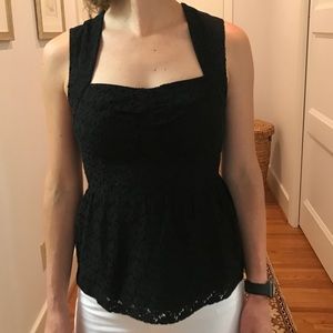 Anthropologie Girls From Savoy Lace Blouse